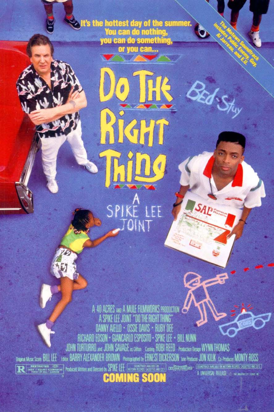 Do The Right Thing Movie Poster (27" x 40") — Signed by Designer Art Sims