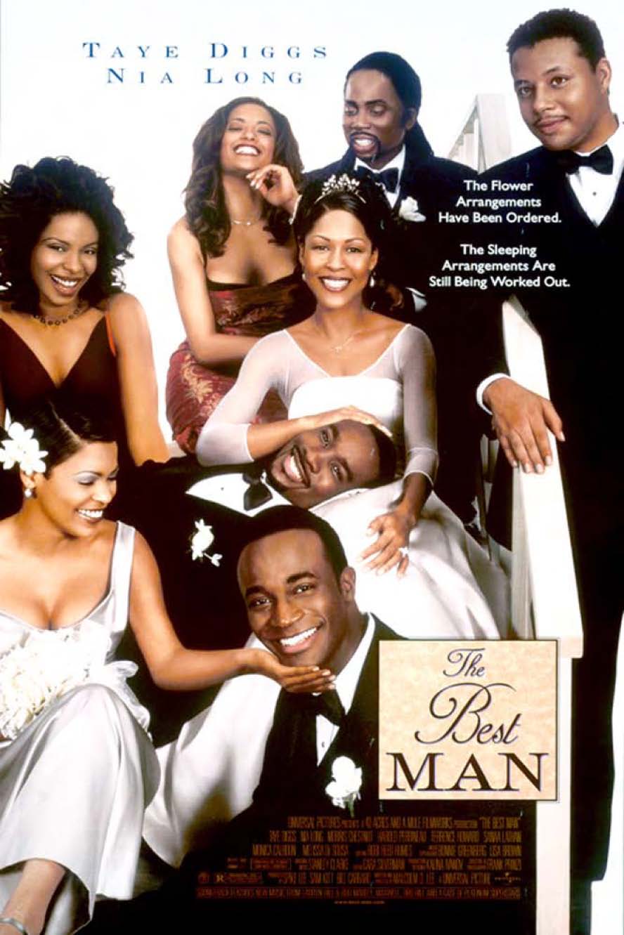 The Best Man movie poster, key art designed by Art Sims