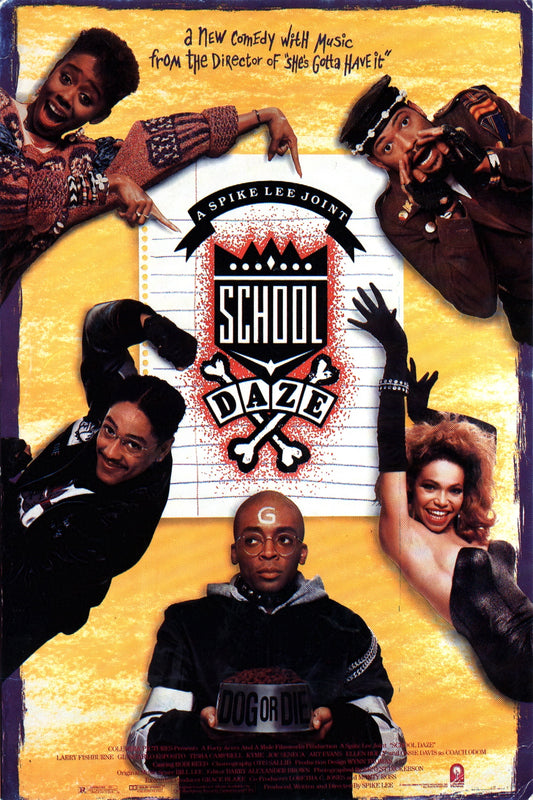 School Daze Movie Poster (27" x 40") — Signed by Designer Art Sims